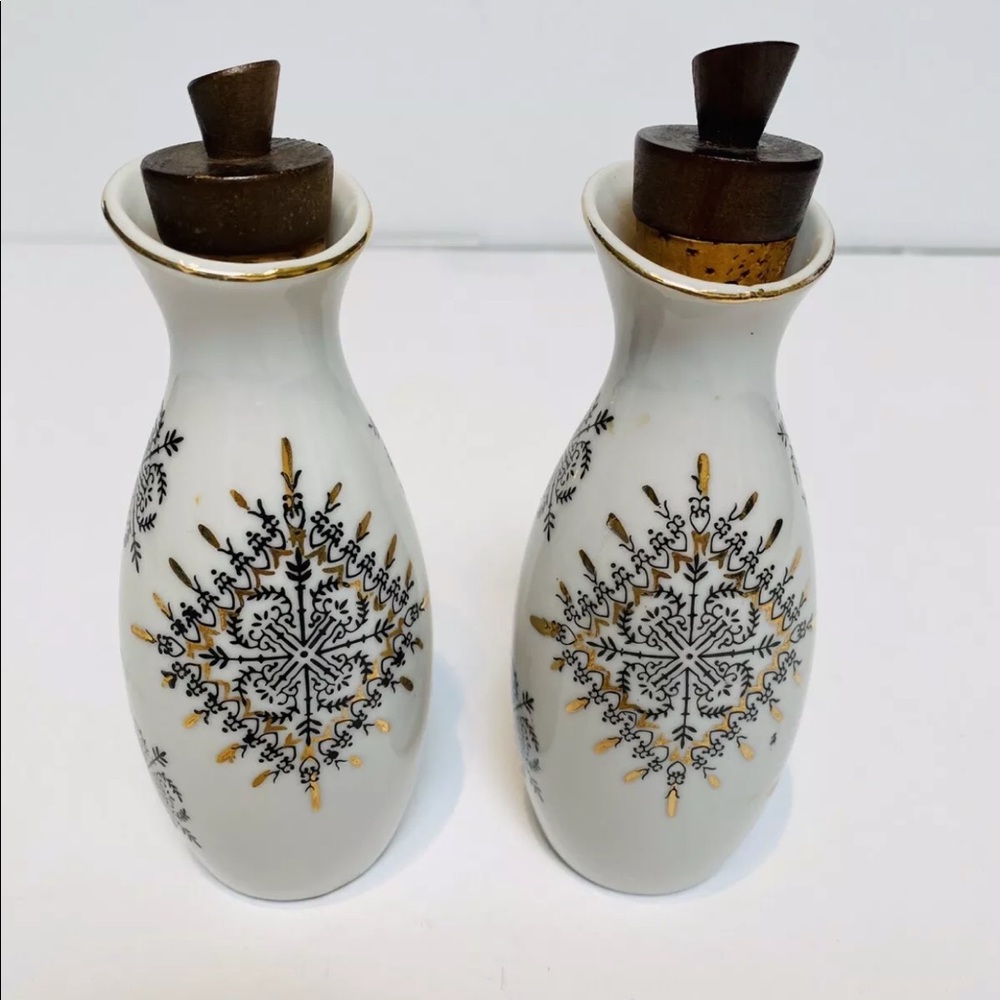 Vintage oil and vinegar bottles made in Japan